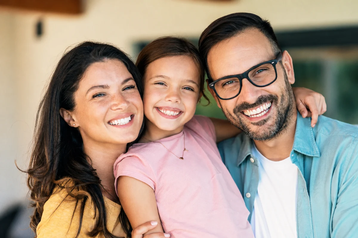 Paciente sorridente na Lusocare Alcochete